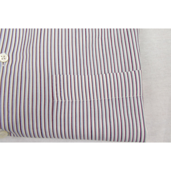 NWOT Giorgio Armani Collezione Striped Button Up - Picture 5 of 6